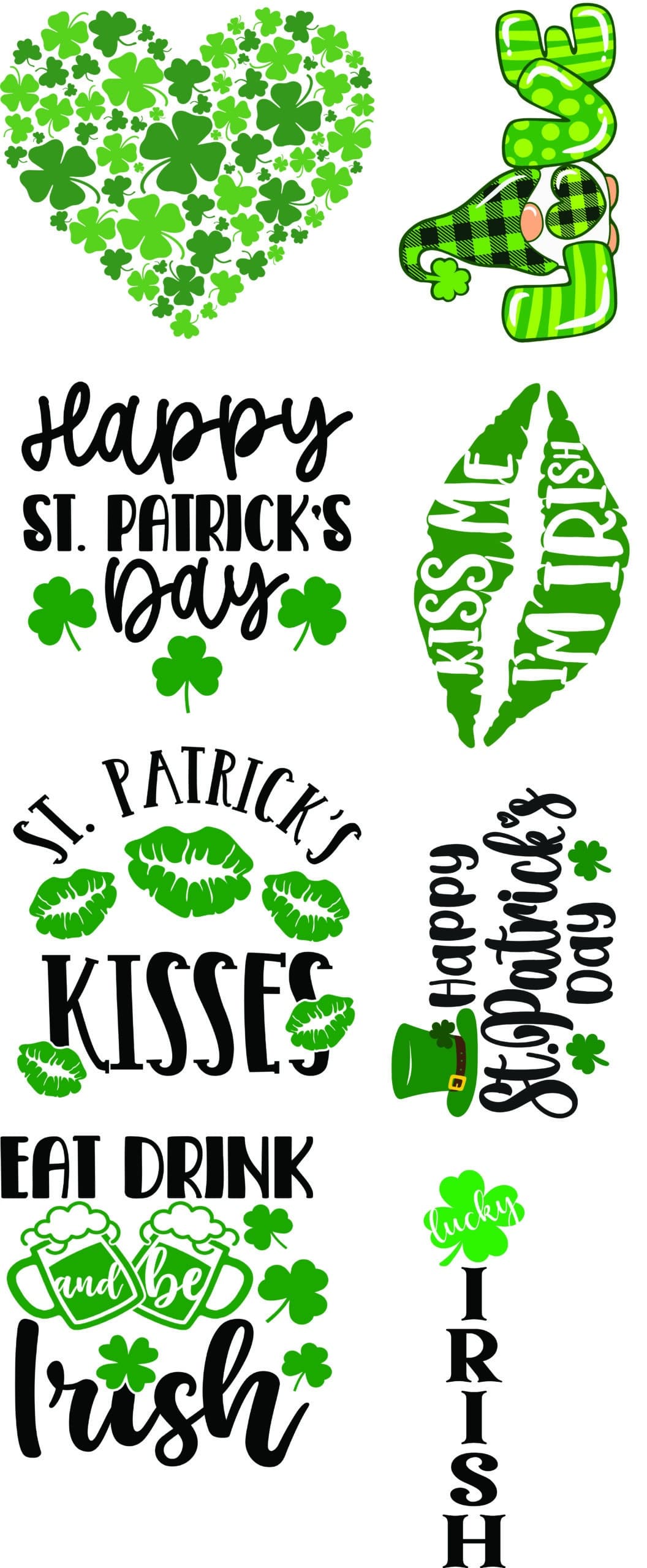 Ready To Press Gang Sheet St Patrick'S Day 2 1 Ready To Press Gang Sheet St Patrick'S Day 2