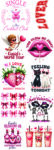 Ready To Press Gang Sheet Valentines Day 15 Ready To Press Gang Sheet Valentines Day