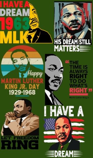 Ready to Press Gang Sheet – MLK Day Edition