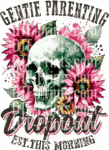 Parenting Skull Dtf Transfer