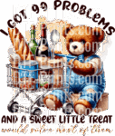 Teddy Bear Dtf Transfer