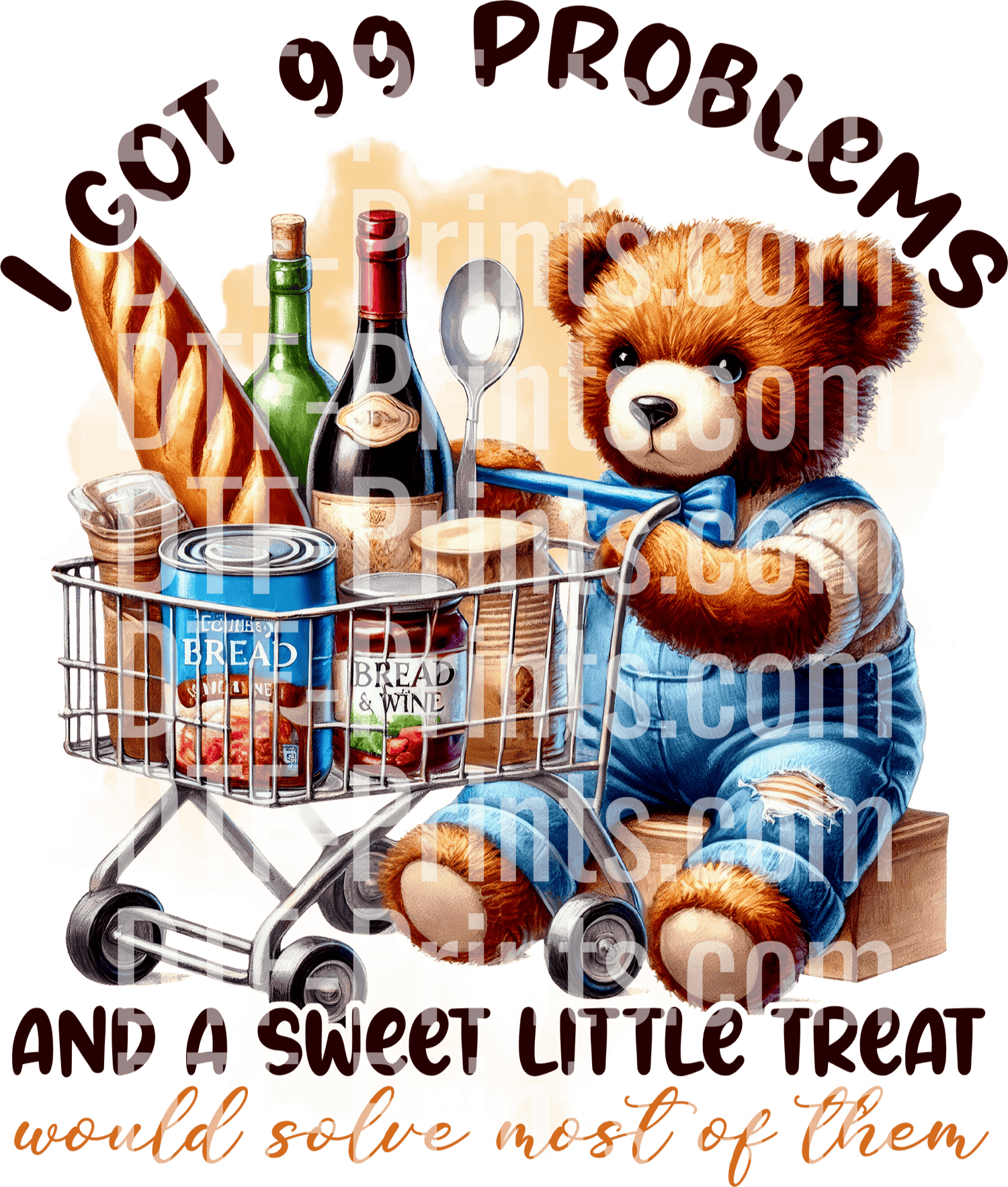 Teddy Bear Dtf Transfer