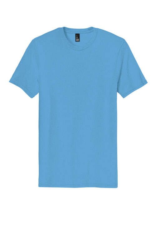 DT5000 District The Concert Tee, blank, Aquatic Blue, front