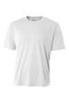 A4N3402 Sprint Performance Sublimation Tee, Blank, White, Front
