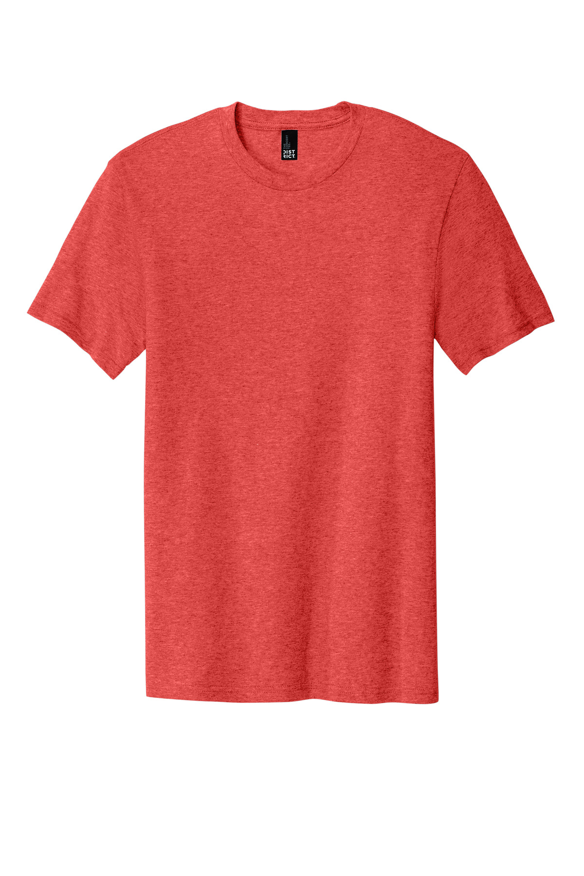 Dt5000 District The Concert Tee, Blank, New Red Heather, Front